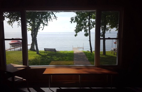 Luxemburg Cabaña | Door County, Green Bay Cottage frente al mar. 20 minutos a Green Bay y Stur. Bahía