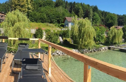Seewalchen am Attersee Casa | Doppelzimmer mit Seeblick und Balkon - Hotel Litzlberger Keller
