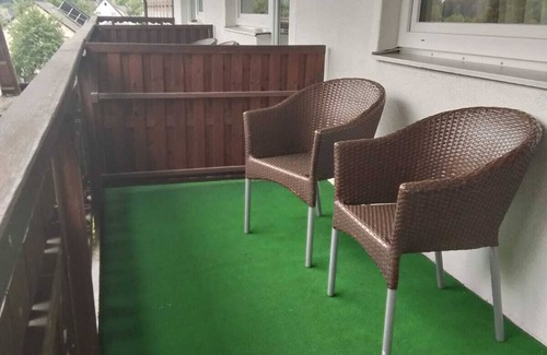Donaueschingen Apartamento | Doppelzimmer Comfort, Modern mit Balkon, 1 Doppelbett