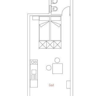 Geierswalde Apartamento | Doppelzimmer im Strandhaus 2 Grundbelegung 2 Pers