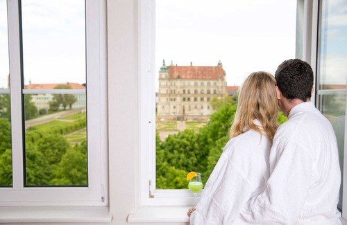 Guestrow Casa | Doppelzimmer Komfort - Hotel am Schlosspark +