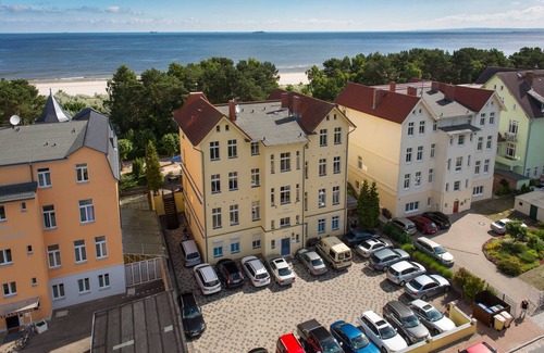 Ahlbeck Casa | Doppelzimmer mit Meerblick und Balkon 1 - Hotel Villa Seeschlößchen 3