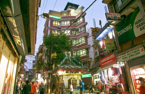 Thamel Apartamento | Dormitorio en el Sakura Boutique Hotel Thamel Kathmandu