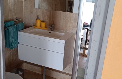 Les Eyzies Casa | Habitacion Doble-Estándar-Baño en la habitacion-Vista al Jardín