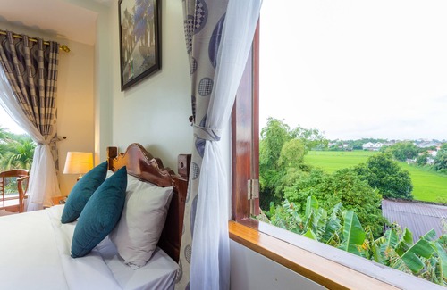 Thanh Ha Hotel | Habitación Doble Vista Verde - Belleza Natural