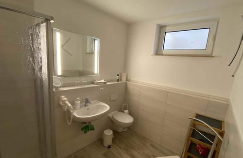 Dreiheide Apartamento | Habitación doble - Pension Kristen En las alturas del monumento Süptitzer