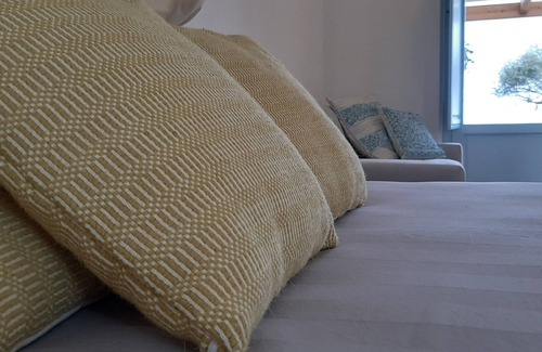 Stintino Cama Y Desayuno | Double room with kitchenette and private sea view terrace