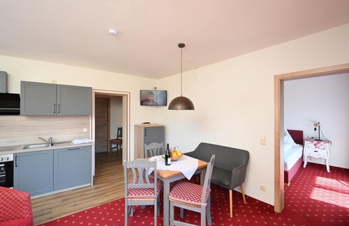 Bad Oberdorf Apartamento | Double room with south-facing terrace - Gästehaus Landgraf