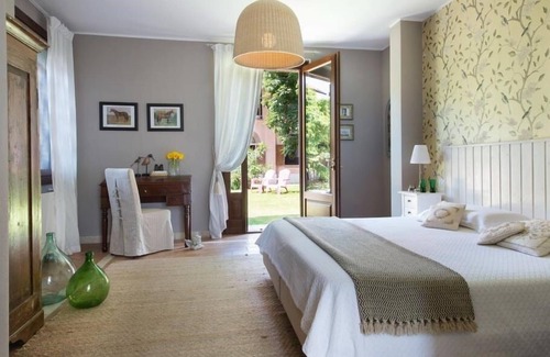Arluno Cama Y Desayuno | Habitación doble con vista al jardín