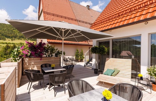 Lautlingen Apartamento | Double room with shower and WC