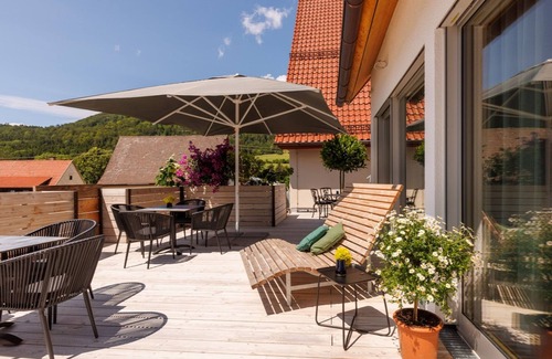 Lautlingen Apartamento | Double room with shower and WC