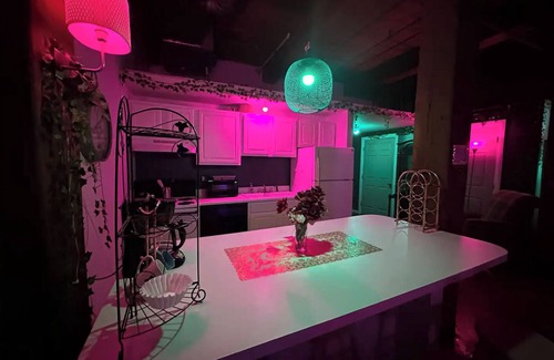 Detroit Apartamento | Downtown: Industrial Brick Chill Loft