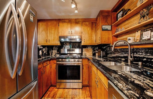 Estes Park Cabaña | Downtown Riverside Cabin - Enjoy staying on the river in downtown Estes Park