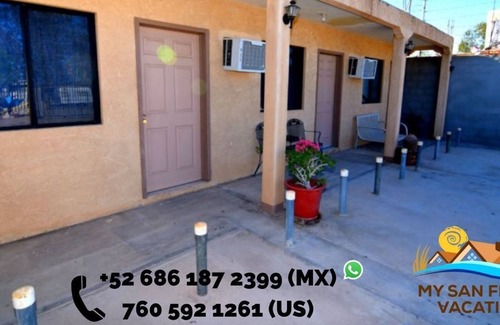 Primera Sección Apartamento | Downtown San Felipe Studio 2 FREE WIFI AND CABLE TV