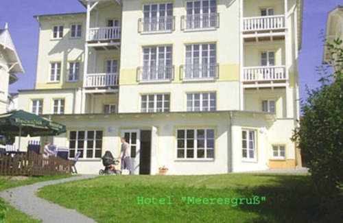 Sassnitz Hotel | DR 08 Estándar con vista al mar y balcón - Hotel garni Meeresgruß ***