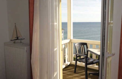 Sassnitz Hotel | DR 08 Estándar con vista al mar y balcón - Hotel garni Meeresgruß ***