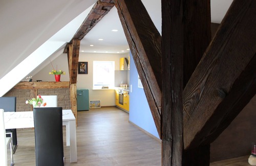 Tangerhutte Apartamento | Apartamento de vacaciones de ensueño con Elbblick en la mansión Polte
