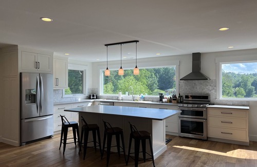 Mills River Casa | Dreamy 3-BR Gem on 48 Acres w/ Mountain Views, Fire Pit Nights & Many Amenities!