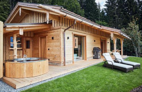 Haidmuhle Chalet De Esquí | Dreisessel-Chalets im bayerischen Wald - Chalet Plöckenstein - mit Whirlpool-Sauna-Kamin