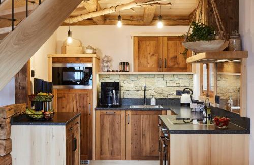 Haidmuhle Chalet De Esquí | Dreisessel-Chalets im bayerischen Wald - Chalet Plöckenstein - mit Whirlpool-Sauna-Kamin