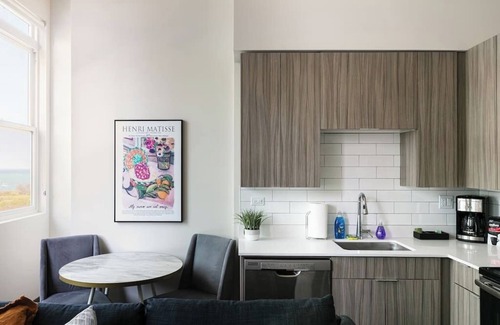 South Loop Apartamento | DTown Mich Ave #10 | gym+rooftop w park view