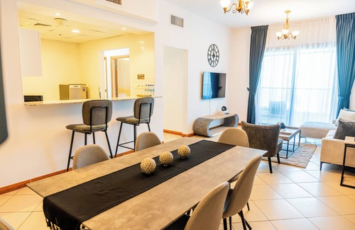Al Sufouh 1 Apartamento | Dubai Marina Diamond 4: Chic 2BHK Apt with amazing views