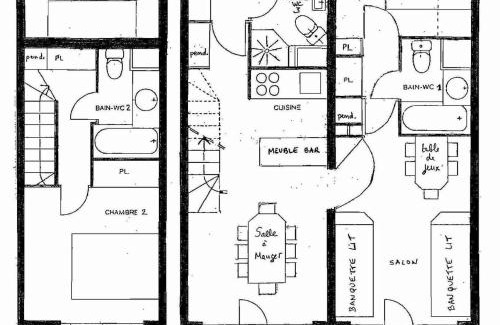 Avoriaz Apartamento | Duplex 3 pièces cabine, skis aux pieds, wifi, balcon, Avoriaz - FR-1-314-149