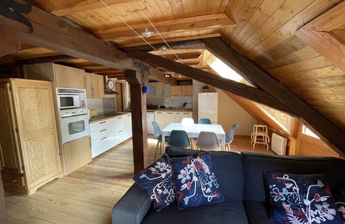 Saint-Chaffrey Apartamento | Duplex 70 m2, slopes view, 150m from lifts, Chantemerle, Serre Chevalier 1350