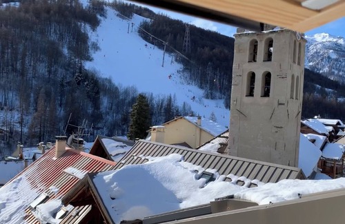 Saint-Chaffrey Apartamento | Duplex 70 m2, slopes view, 150m from lifts, Chantemerle, Serre Chevalier 1350