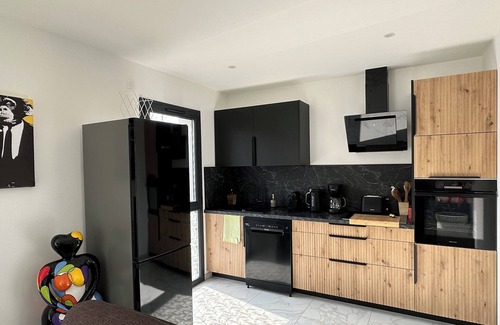 Douvaine Apartamento | Duplex 80m2, Le Refuge du Léman, lake and mountains, for 6 people
