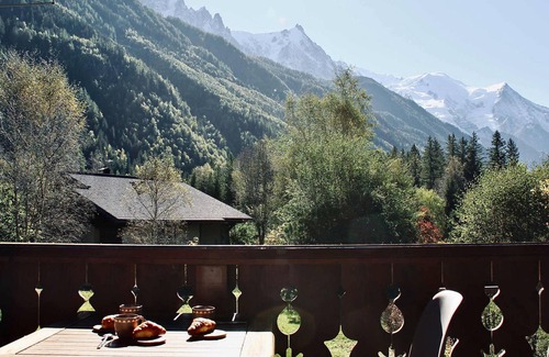 Les Praz-de-Chamonix Apartamento | Dúplex con estufa de leña, aparcamiento y WiFi