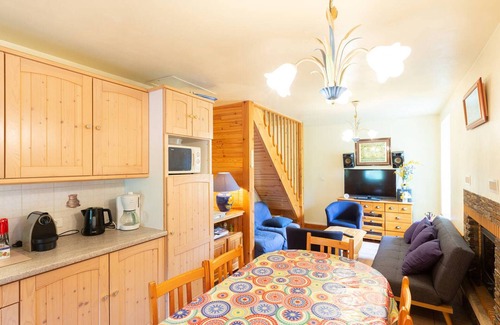 Loudervielle Chalet De Esquí | Dúplex acogedor para 6 personas en Peyragudes con terraza y chimenea