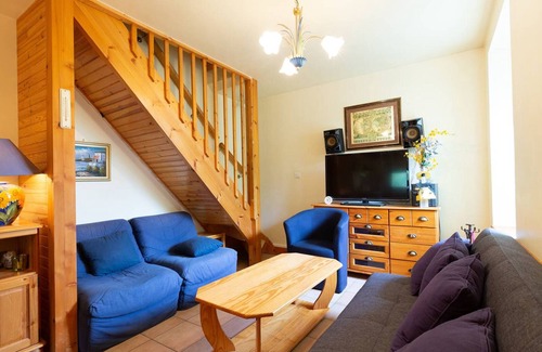 Loudervielle Chalet De Esquí | Dúplex acogedor para 6 personas en Peyragudes con terraza y chimenea