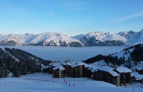 Plagne Villages Apartamento | Duplex cosy 5 personnes, au pied des pistes et proche commerces - FR-1-455-20