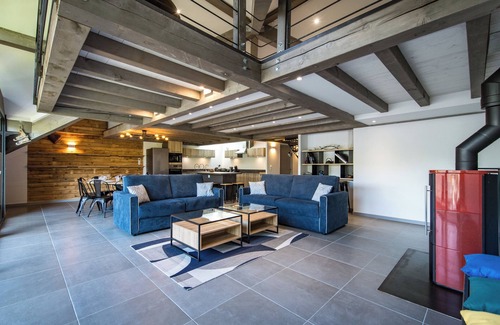 Albiez-le-Vieux Apartamento | Duplex in Albiez-Montrond with terrace