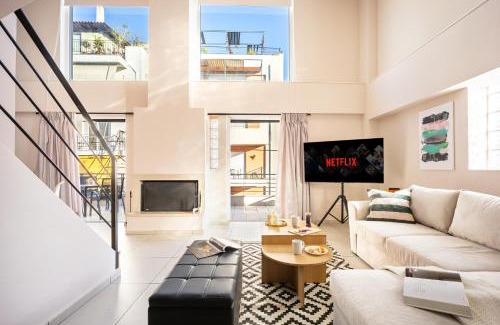Gazi Apartamento | Duplex in Gazi with Acropolis view