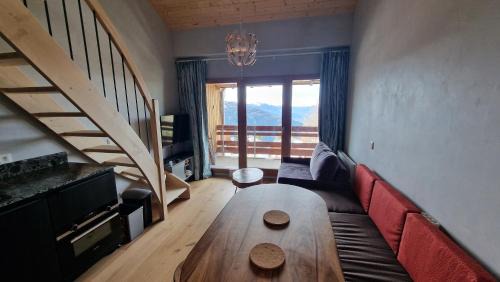 La Rosiere Apartamento | Duplex La Rosière proche piste Manessier, vue sur vallée Tarentaise