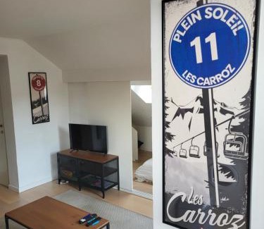 Les Carroz-d'Araches Apartamento | Duplex les Myrtilles LES CARROZ centre station