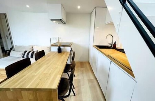 Les Puces de Saint-Ouen Apartamento | Duplex Loft industrial, Mercado St Ouen, Silencio