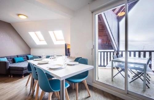 Peyragudes Apartamento | Duplex rénové 6 pers, balcon, casier à skis, parking gratuit - FR-1-695-20