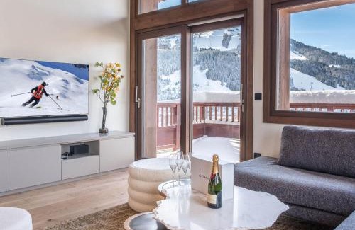 Courchevel Apartamento | Duplex spacieux à Courchevel 1650 - 8 personnes, 3 chambres, proche télécabine - FR-1-563-134