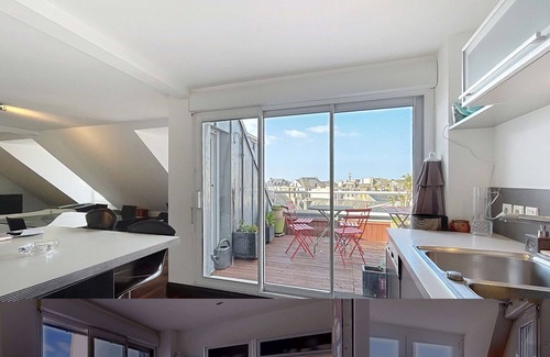Granville Apartamento | Dúplex T3 con terraza en el centro de Granville
