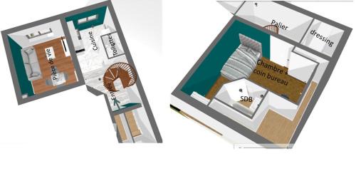 Oasis - Maroc Apartamento | Duplex tout confort - circuit 24h - pôle santé sud - Centre des expositions - Technoparc
