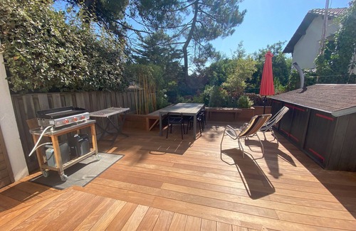 Cap-Ferret Apartamento | Duplex y gran terraza en el corazón de Cap Ferret, a 200 metros de la playa Mimbeau