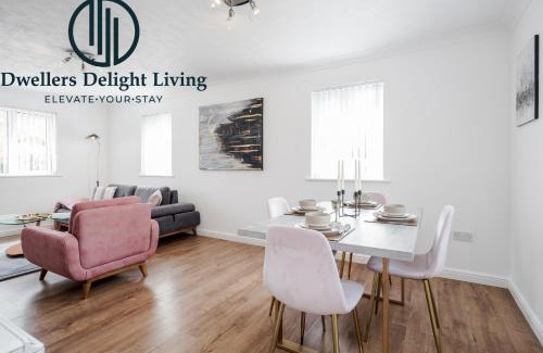 West Thurrock Apartamento | Dwellers Delight Living Ltd Serviced Accommodation Charming 3 Bedroom Flat, Chafford Hundred, Grays with Free Parking & Wifi
