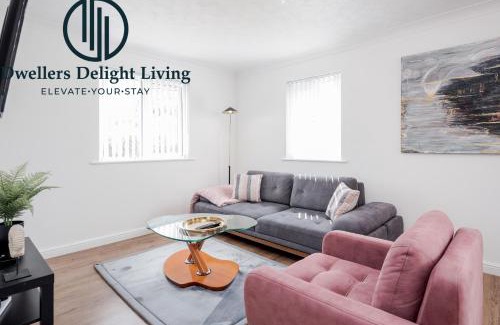 West Thurrock Apartamento | Dwellers Delight Living Ltd Serviced Accommodation Charming 3 Bedroom Flat, Chafford Hundred, Grays with Free Parking & Wifi
