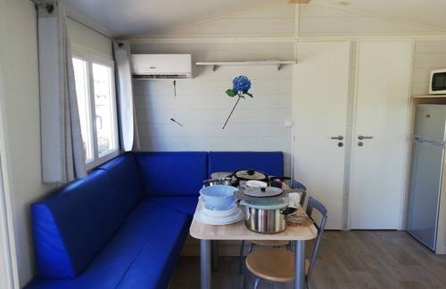 Port-la-Nouvelle Casa | Casa móvil E82 con aire acondicionado para 4 personas en el camping Novela