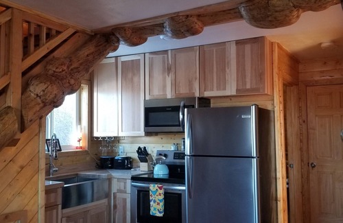 Cohoe Cabina | # "Eagles Nest" - Cabaña de vacaciones, entrada de Cook Alaska