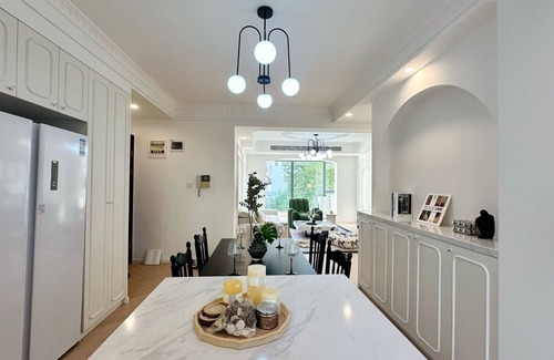 Dapuqiao Apartamento | Eastern Hub - Chic 3-bedroom apartment with free WiFi, AC in xintiandi area