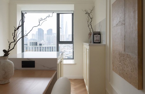 Huangpu Apartamento | EHUB - Yuyuan Garden Shanghai Tower View with AC & Heating near Subway